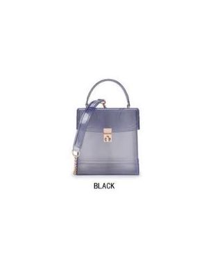 7086 BK Jelly Crossbody Bag
